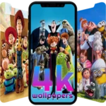 movie cartoon 2d wallpaper android application logo